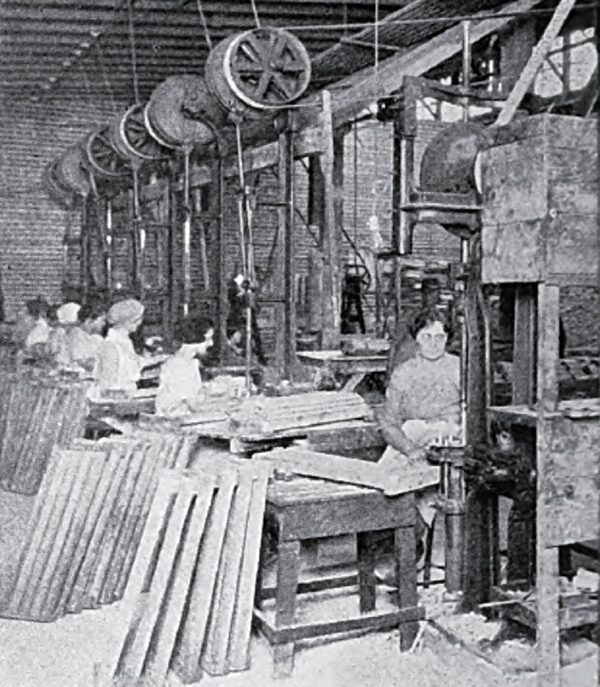 Tube Heading Is Done After the "Rolls" Are Sorted and Cured in Humidity Racks.