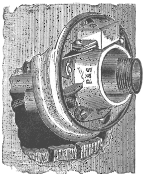 FIG. 1.  THE P. & S. OUTLET INSULATOR.