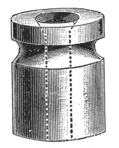 FIG. 45.  PORCELAIN INSULATOR.