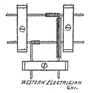 FIG. 47.  PROTECTION OF WIRES CROSSING EACH OTHER.