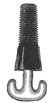 FIG. 38.  RUBBER HOOK INSULATOR.