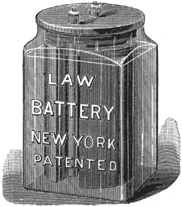 FIG. 1.  LAW BATTERY.