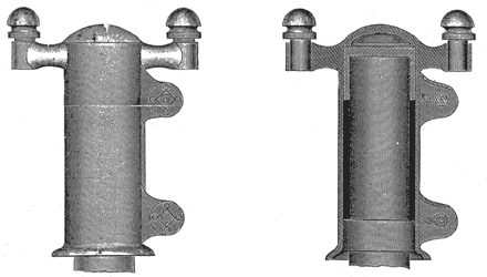 FIGS. 1 AND 2. NEW DESIGN OF POLE TOP.