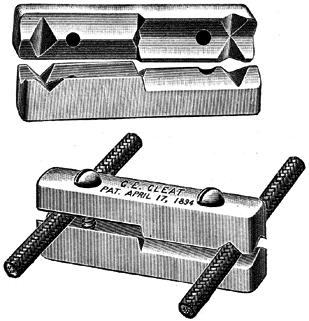 FIG. 3.  PORCELAIN CLEAT.