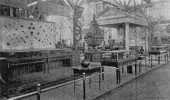THE EXHIBIT OF THE H. W. JOHNS MANUFACTURING COMPANY.