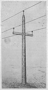 FIG. 4. WORK OF THE TELLURIDE POWER COMPANY.  SAMPLE OF ALL-WOOD CONSTRUCTION.