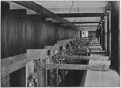 FIG. 10. High-tension Buses and Outgoing Wires at Generating Station./MISSOURI RIVER POWER COMPANY