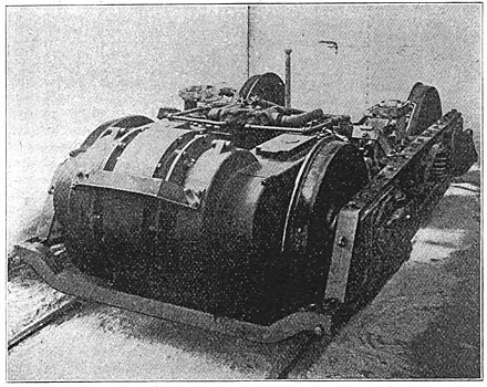 Fig. 7. View with Motor Forward/FIRST EXPERIMENTAL MOTOR OF ARNOLD SINGLE-PHASE SYSTEM.