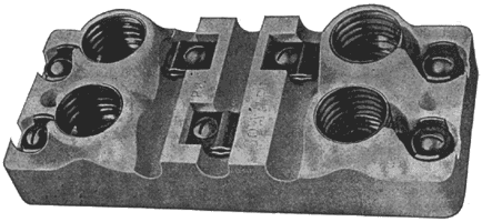 FIG. 2. Plug Cut-out.//PASS AND SEYMOUR PORCELAIN SPECIALTIES.