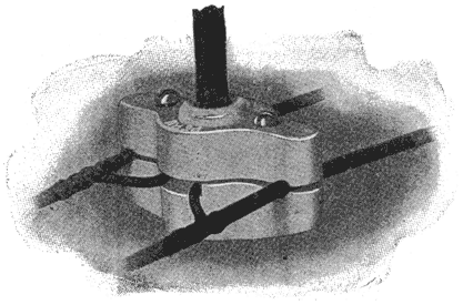 FIG. 1. PERU CLEAT TIE BUTTON.