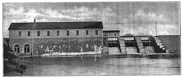 FIG. 2.  POWER STATION AND DAM AT ALLEGAN.