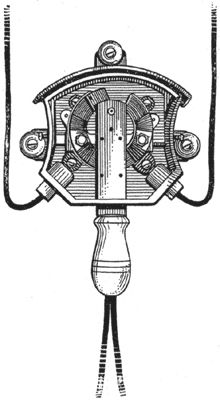 FIG. 4. — STATIONARY TYPE OF CUT-OUT.