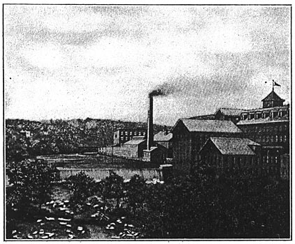 FIG. 1. — DAM ACROSS THE WILLIMANTIC RIVER.