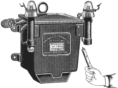 FIG. 1.  WAGNER TRANSFORMERS AND FUSE BRACKETS.